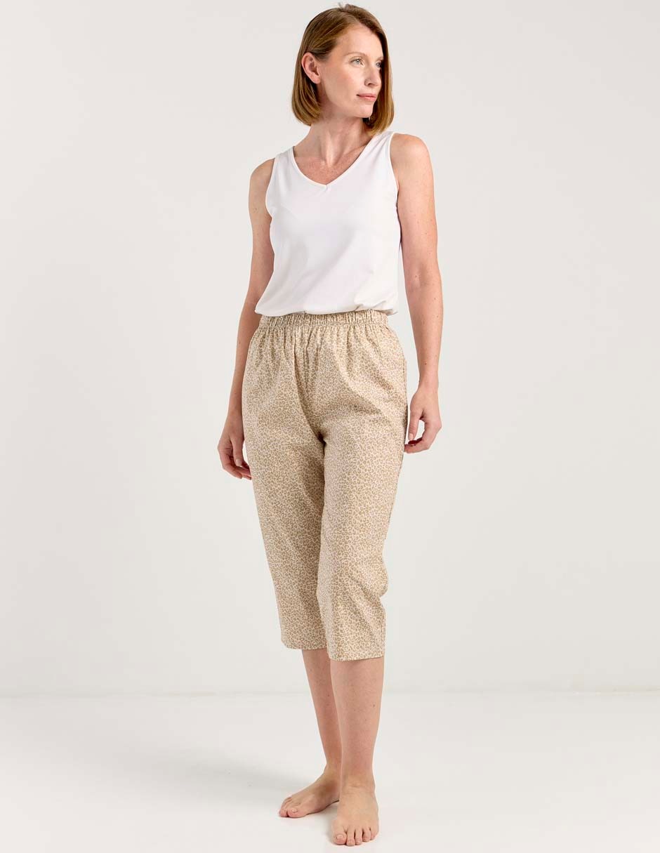 Pantalón capri regular para mujer 3