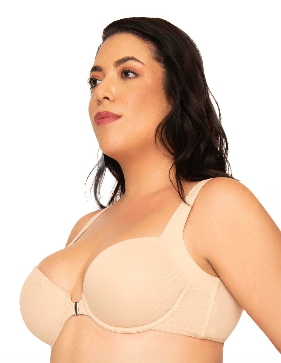 Brassiere demi con copa para mujer 2