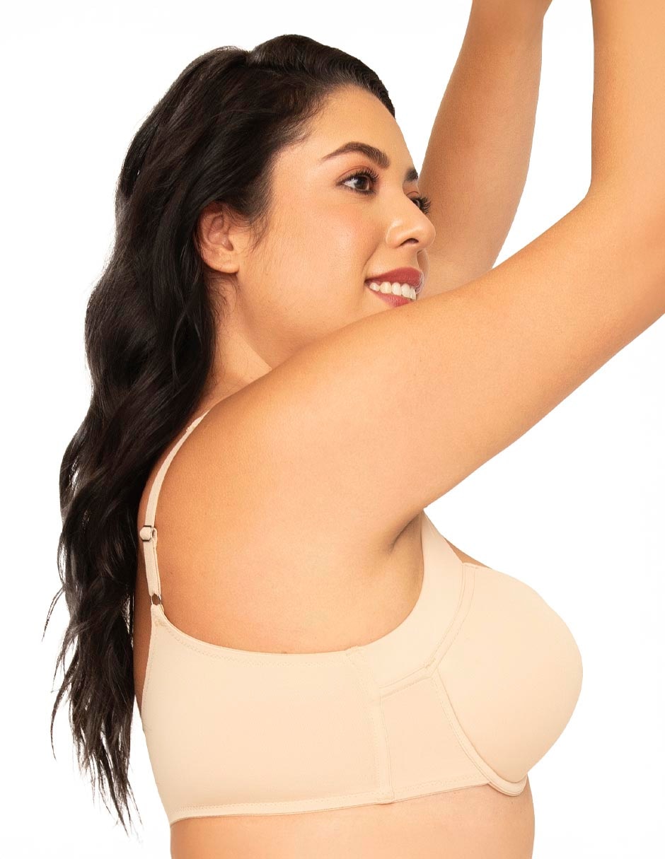 Brassiere demi con copa para mujer 3