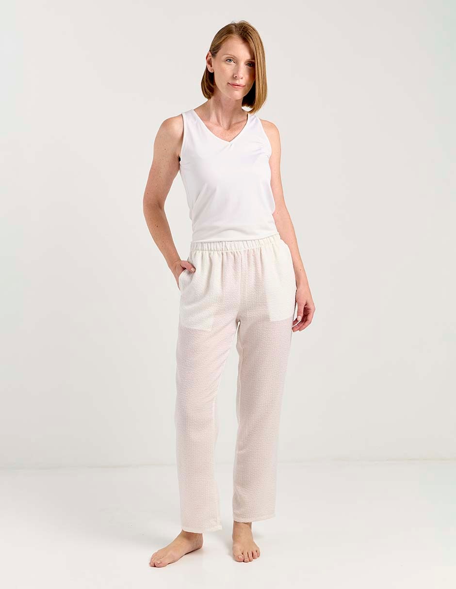 Pantalón pijamero regular para mujer 3