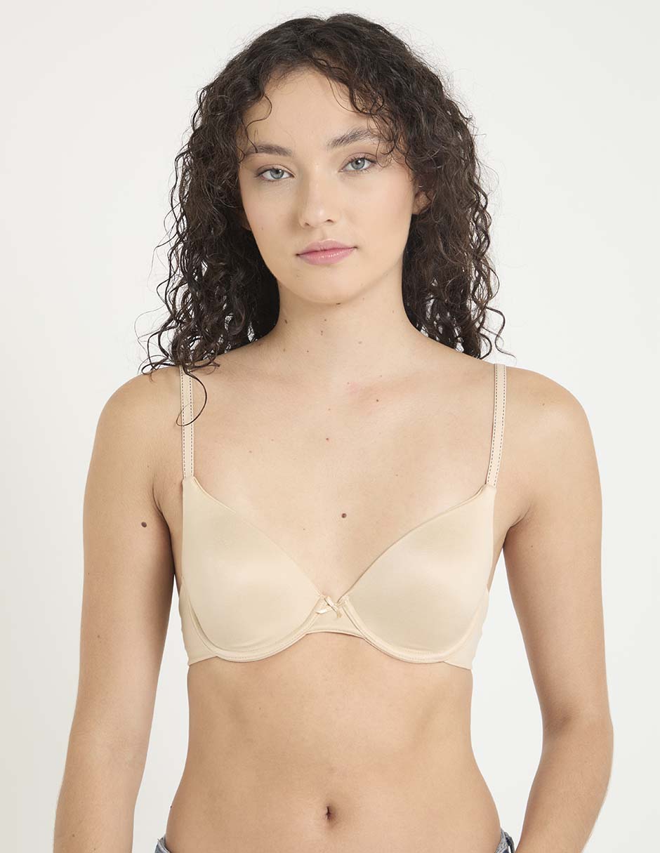 Brassiere demi con copa para mujer