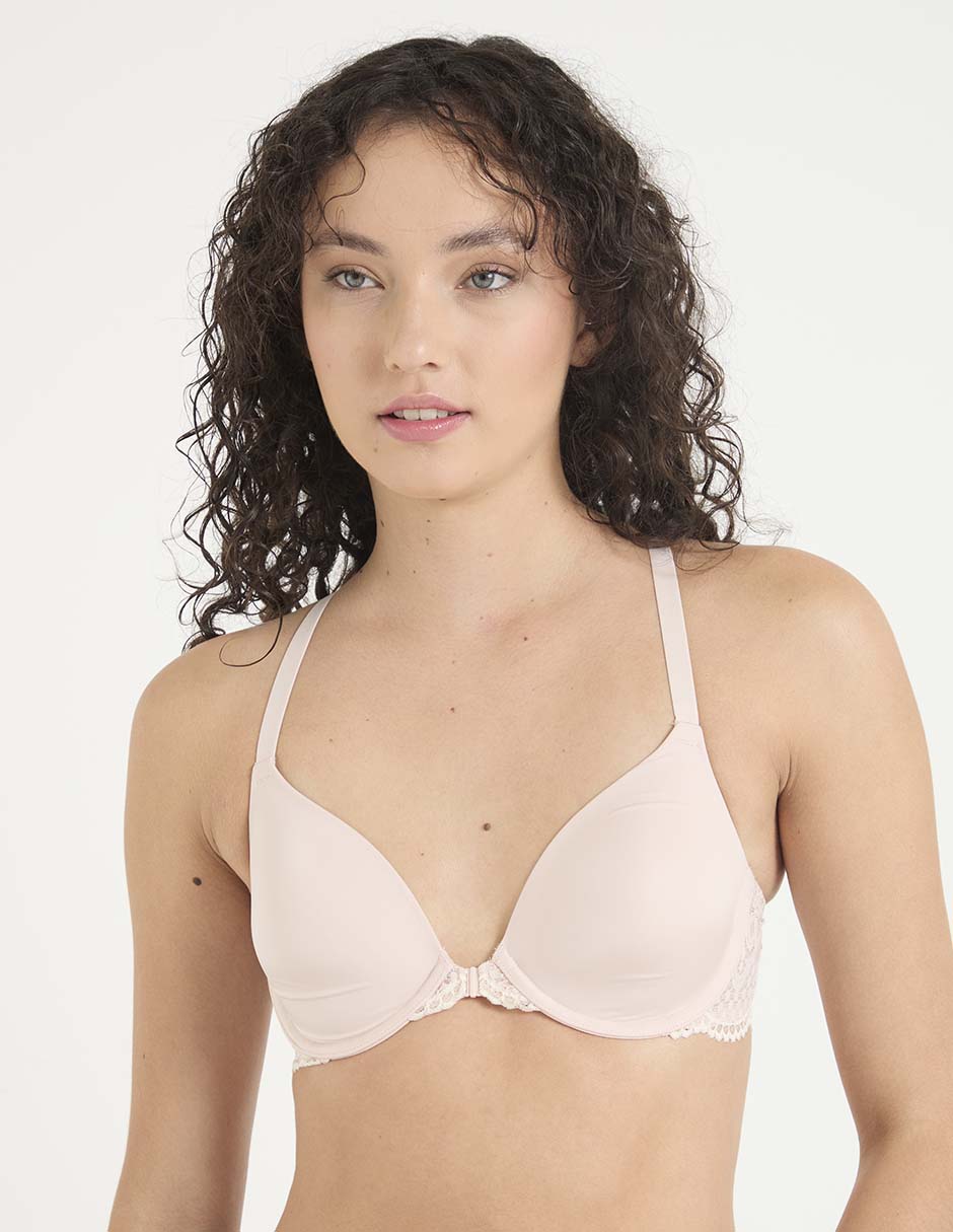 Brassiere demi copa preformada para mujer