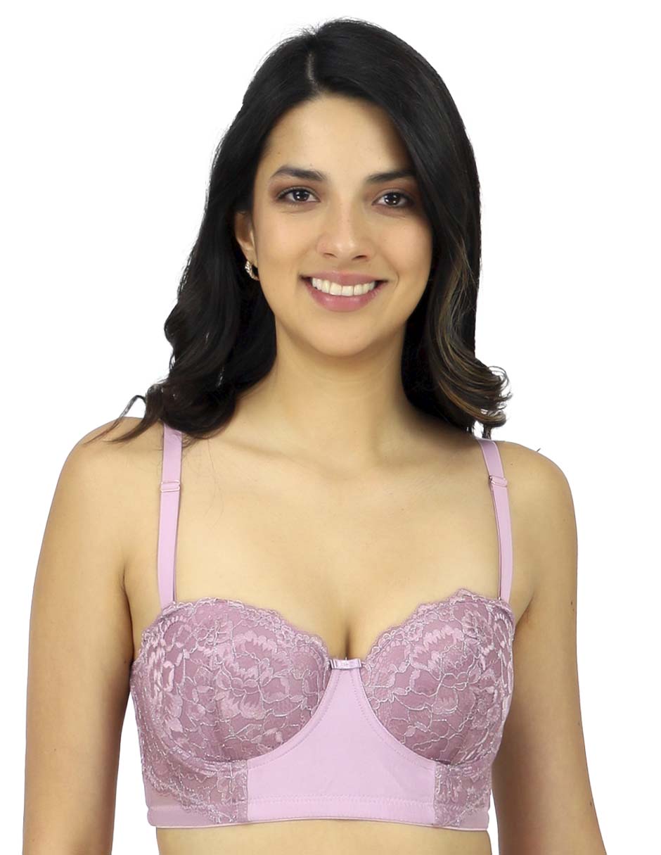 Brassiere balconette para mujer