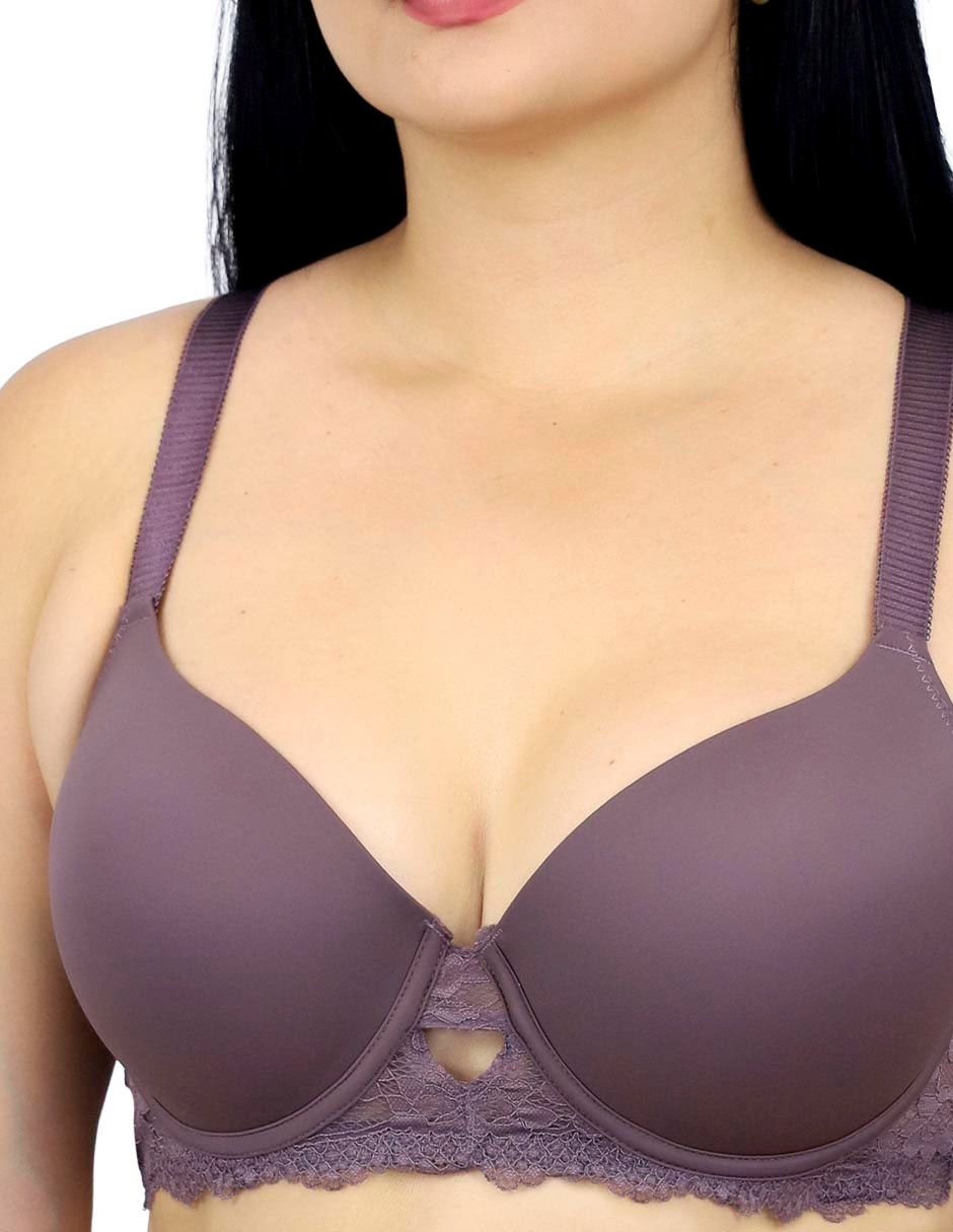 Brassiere plunge copa preformada para mujer 3