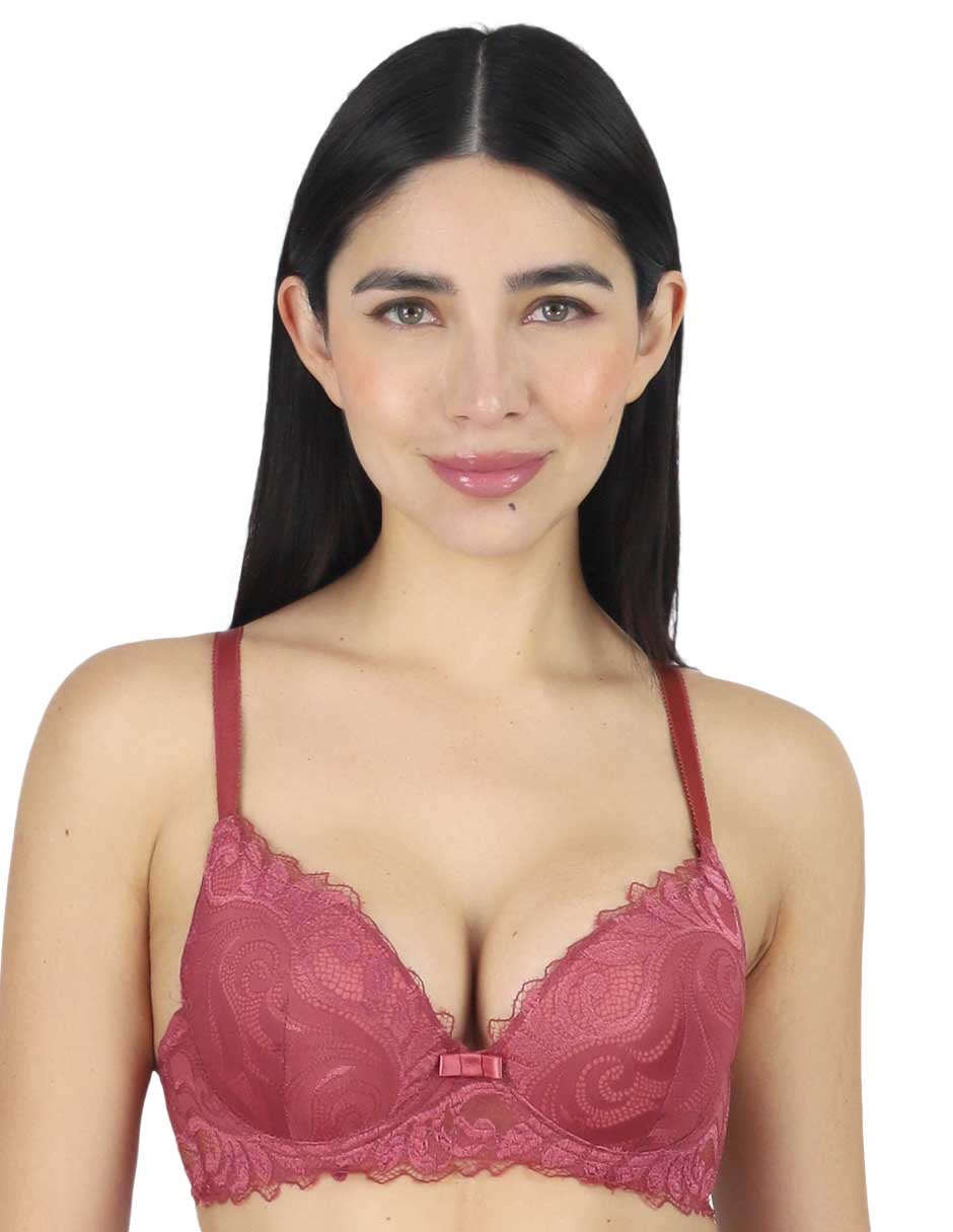 Brassiere demi copa preformada para mujer Brassiere demi copa preformada para mujer