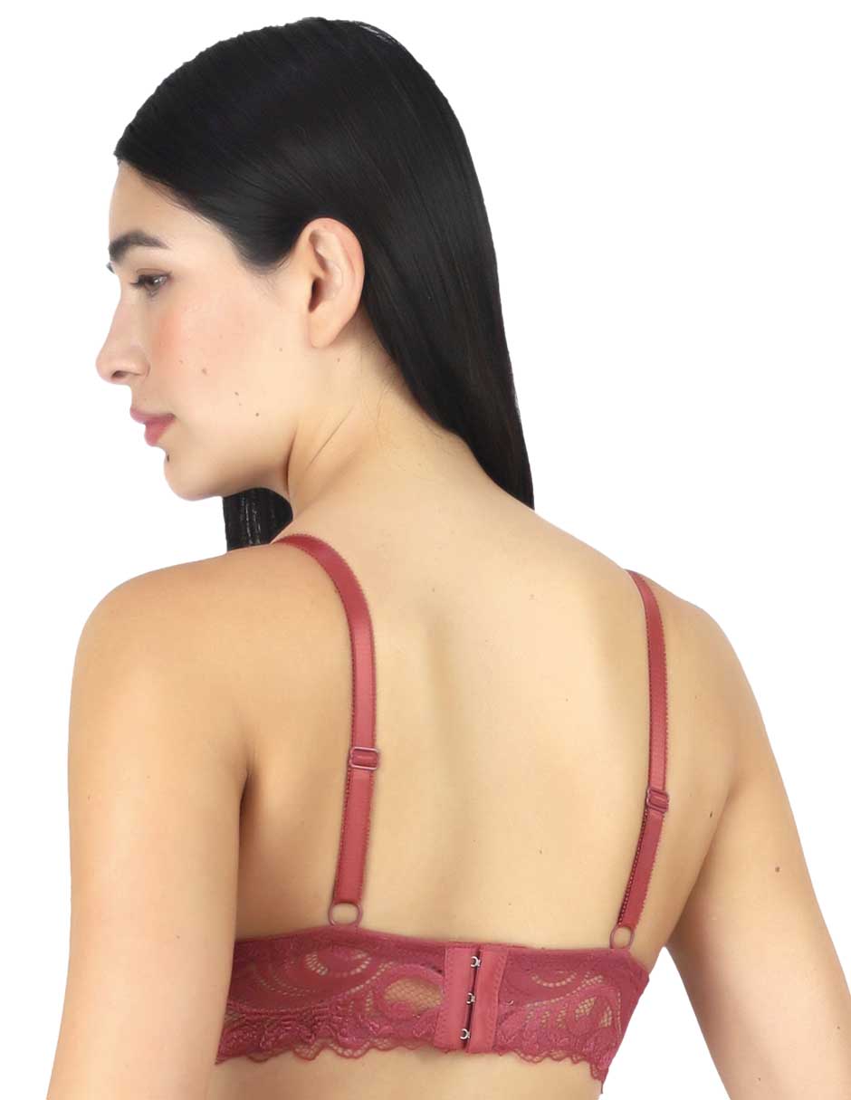 Brassiere demi copa preformada para mujer 3