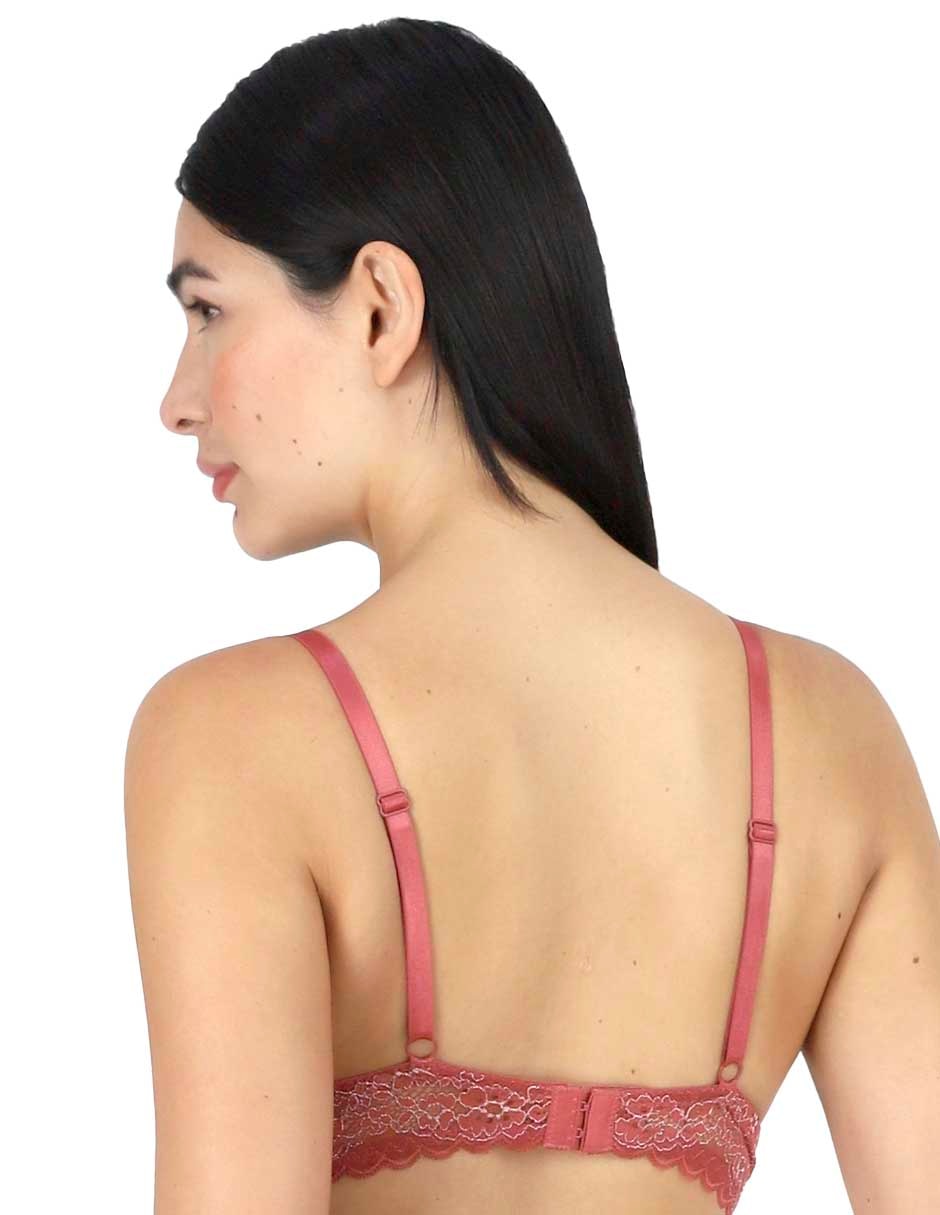 Brassiere escote profundo copa preformada para mujer 3