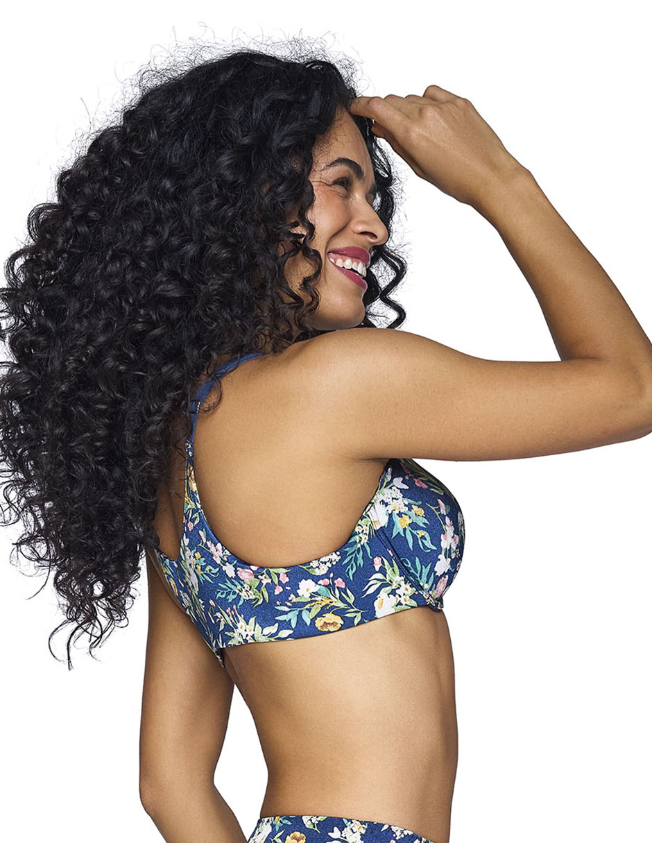 Brassiere demi con copa para mujer 3