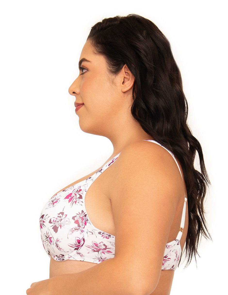 Brassiere peto medio con copa para mujer 3