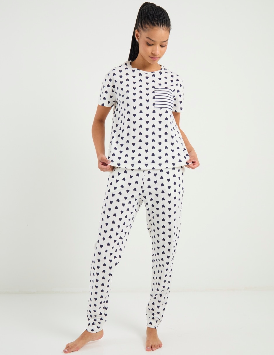 PIJAMA NSIM26078-03 N, CH, AZUL MARINO