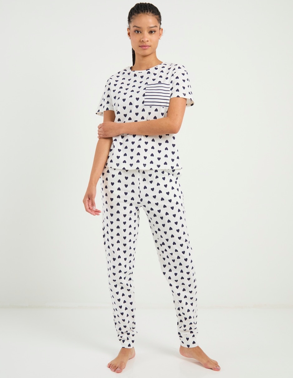 PIJAMA NSIM26078-03 N, CH, AZUL MARINO
