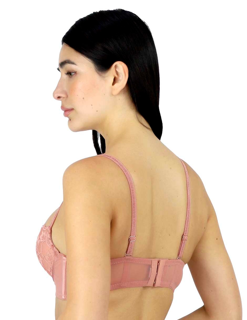 Brassiere escote profundo copa preformada para mujer 3