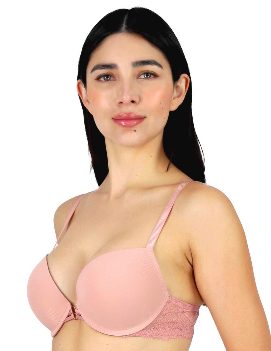Brassiere escote profundo copa preformada para mujer 2