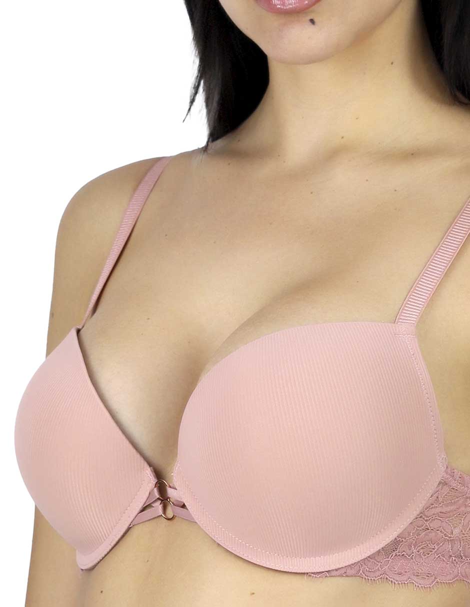 Brassiere escote profundo copa preformada para mujer 4