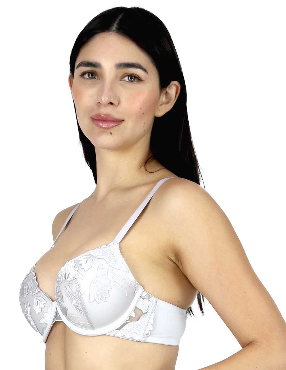 Brassiere escote profundo copa preformada para mujer 2