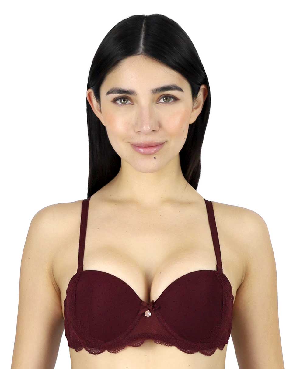 Brassiere strapless copa balconette para mujer Brassiere strapless copa balconette para mujer