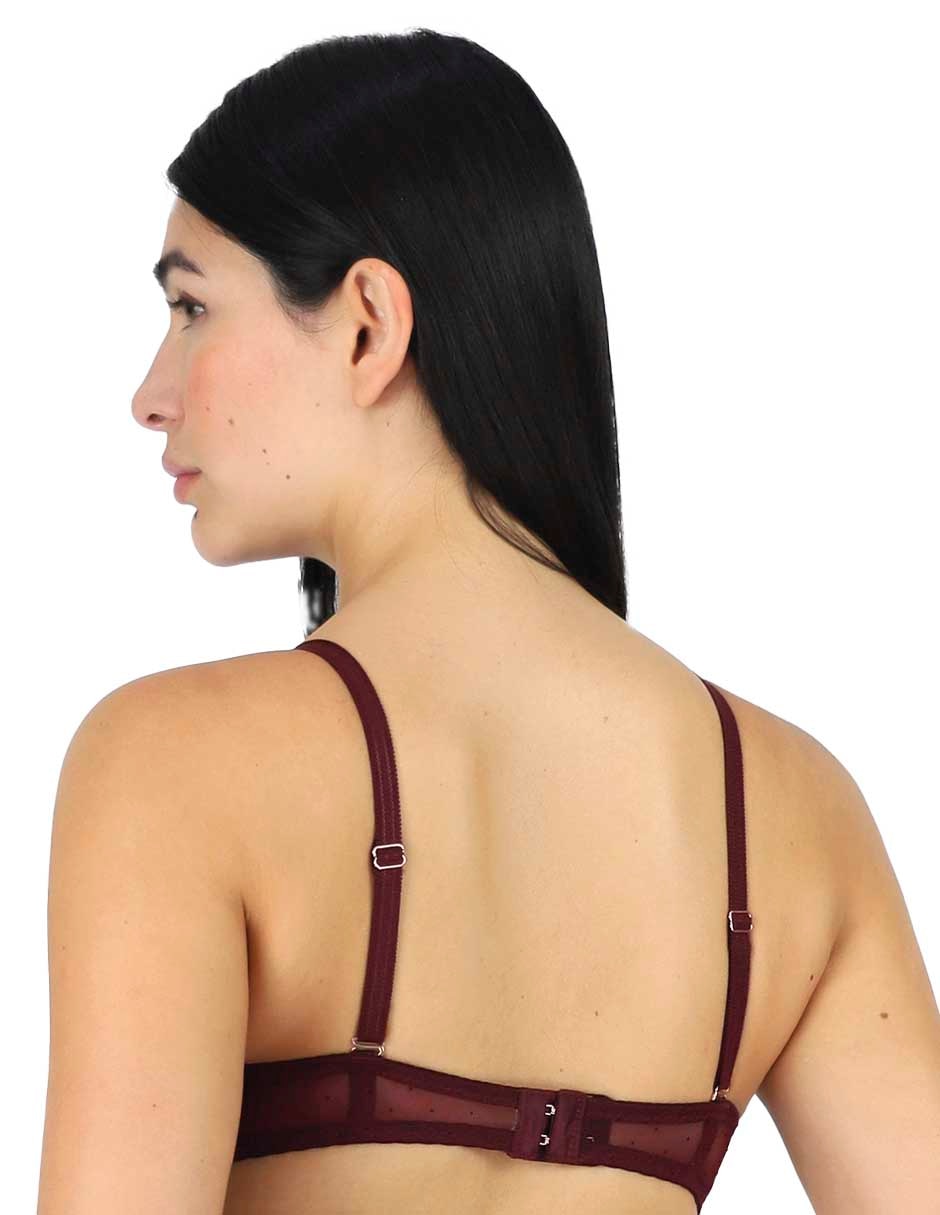 Brassiere strapless copa balconette para mujer 4