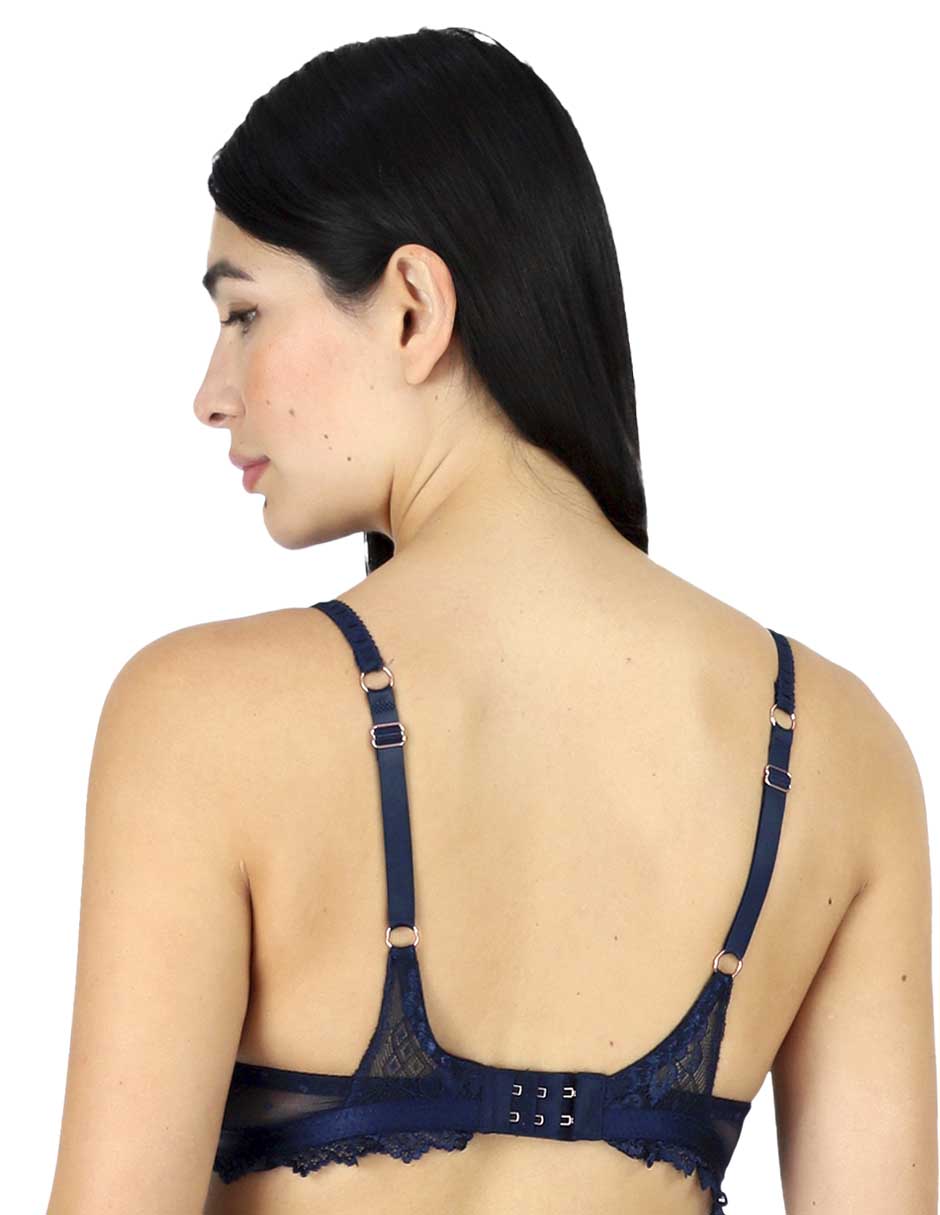 Brassiere escote profundo copa preformada para mujer 3
