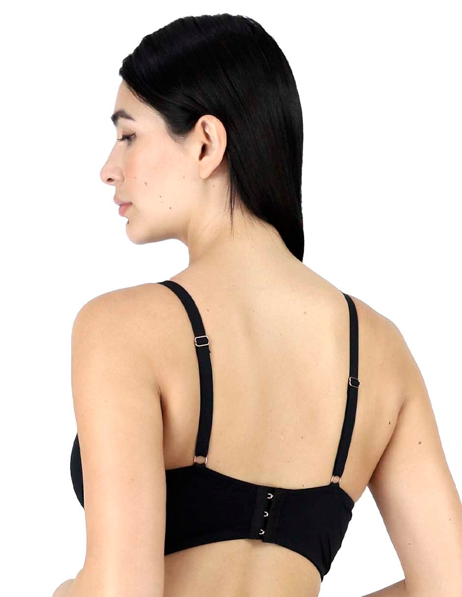 Brassiere escote profundo copa preformada para mujer 3