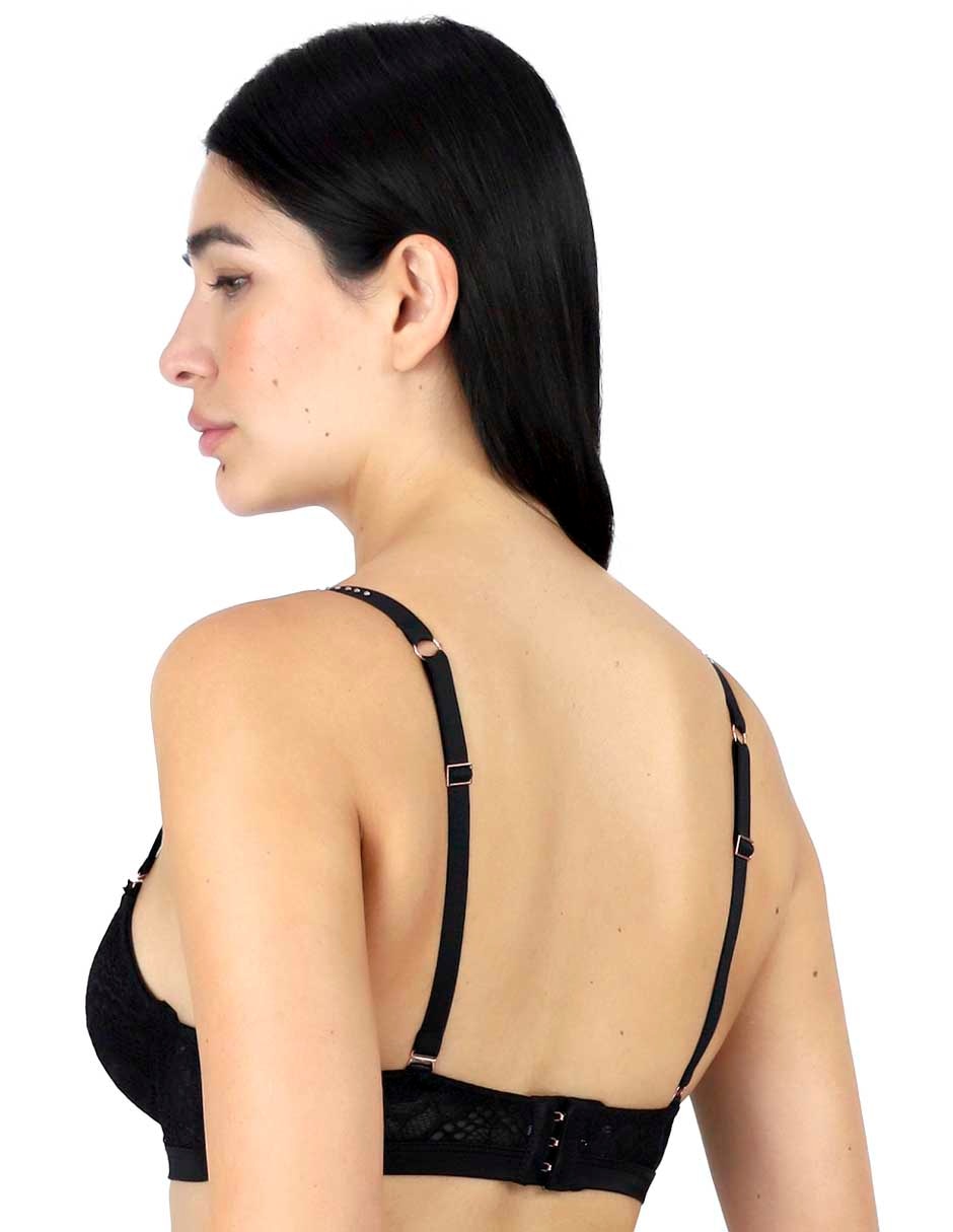 Brassiere demi con copa para mujer 3