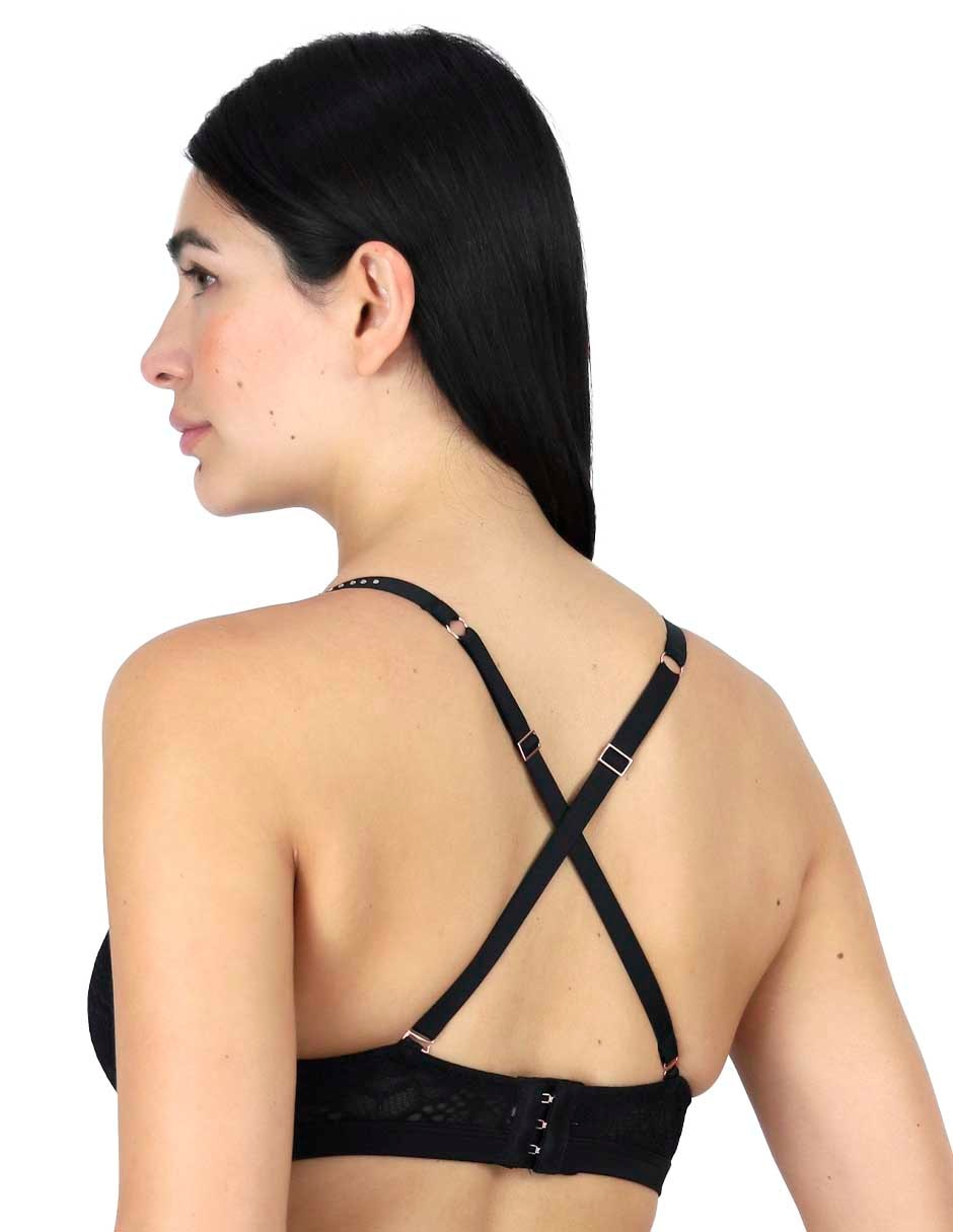 Brassiere demi con copa para mujer 4