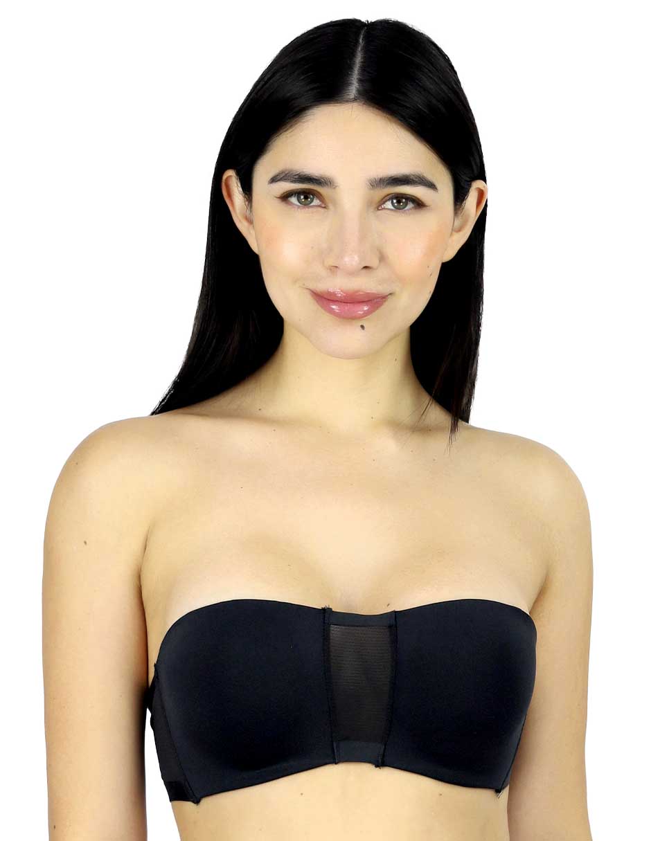 Brassiere strapless copa preformada para mujer 2
