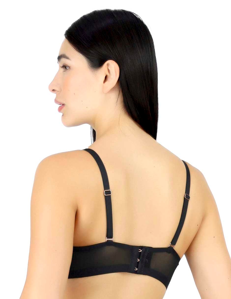 Brassiere strapless copa preformada para mujer 3