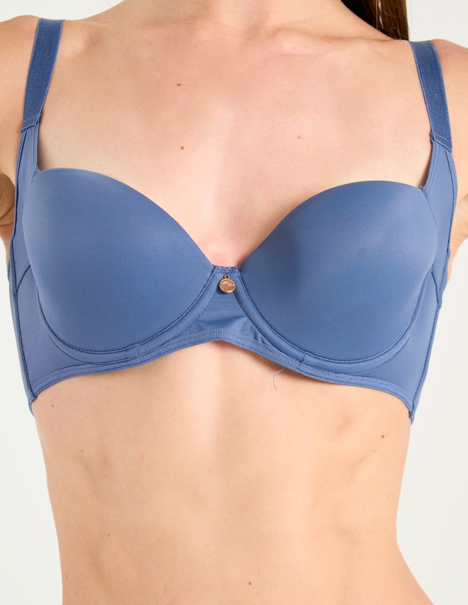 Brassiere demi con copa para mujer 4