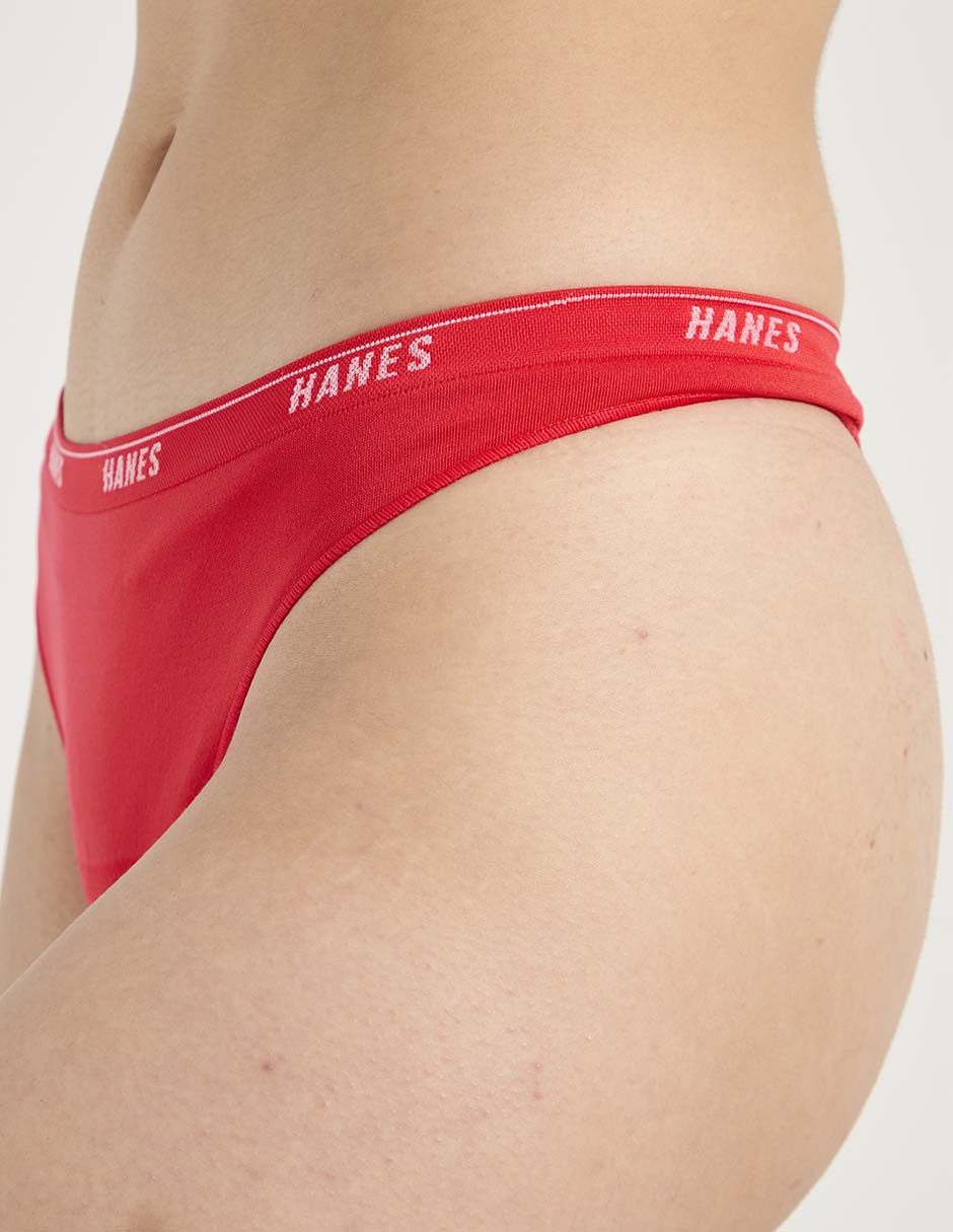 TANGA HANES, G, ROJO 46SW