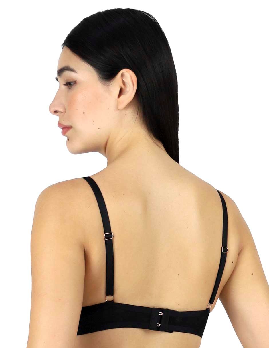 Brassiere escote profundo copa preformada para mujer 3