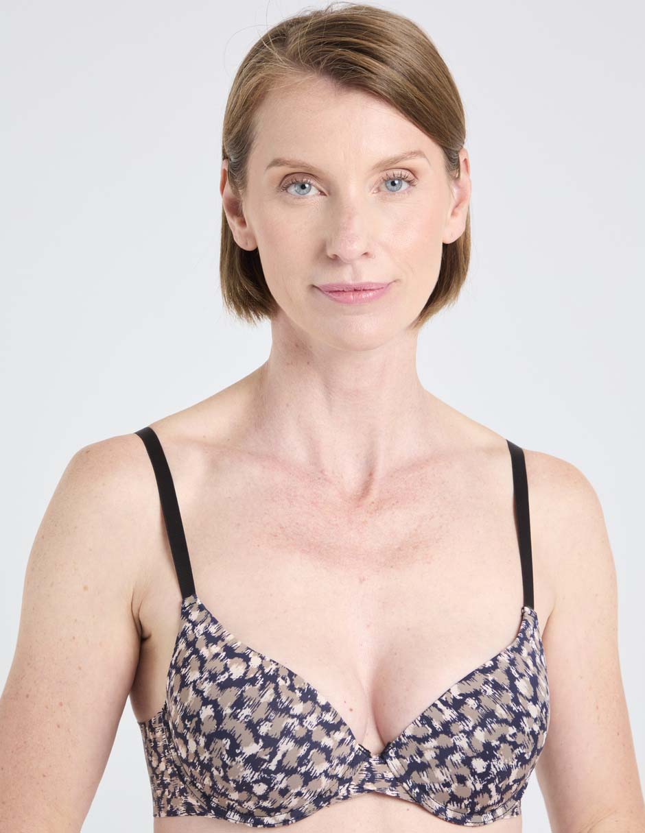Brassiere demi copa push up para mujer Brassiere demi copa push up para mujer