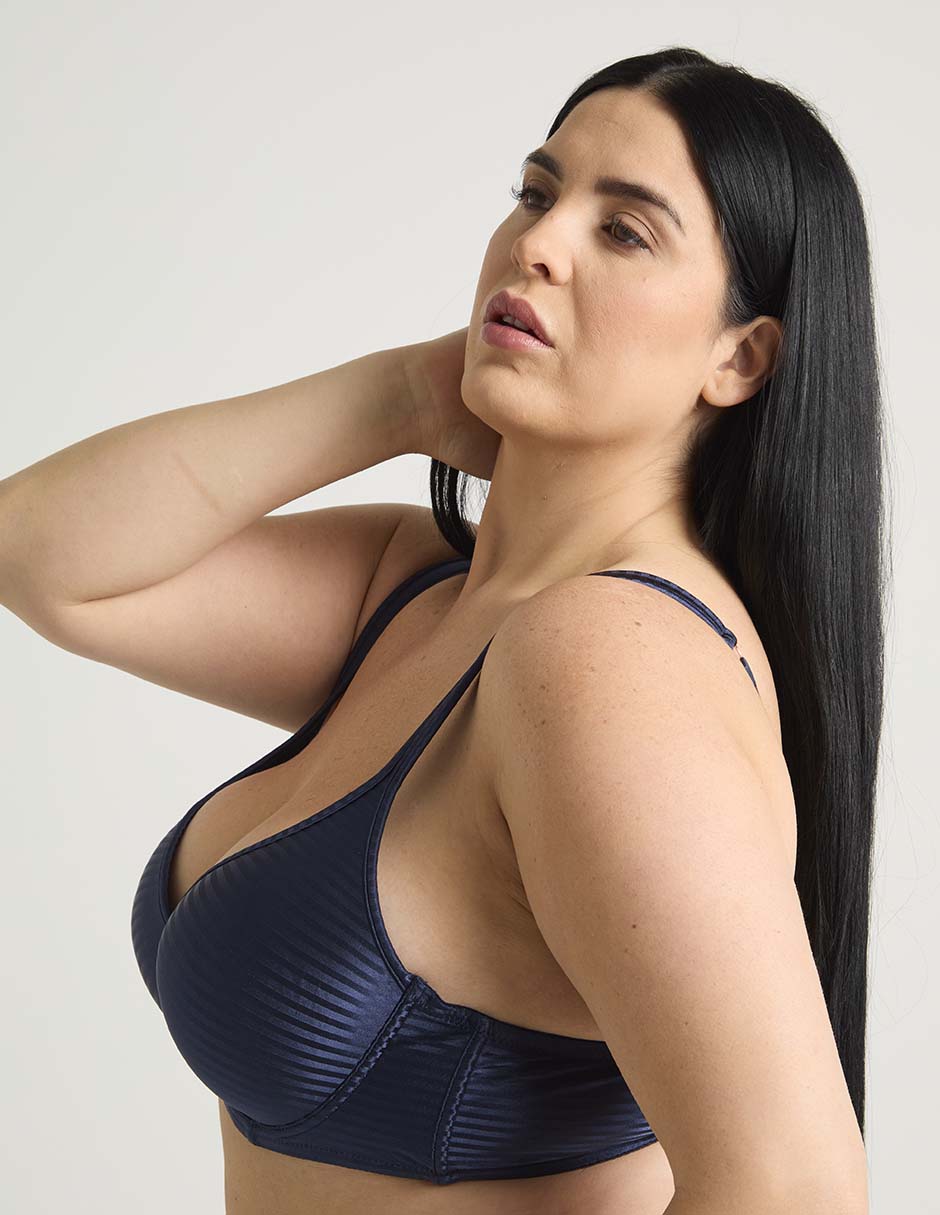 Brassiere demi con copa para mujer 2