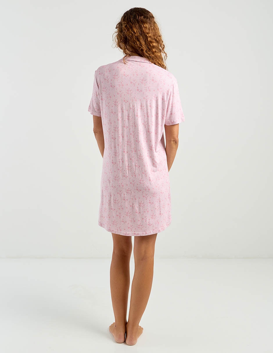 Camisón estampado floral de algodón 6