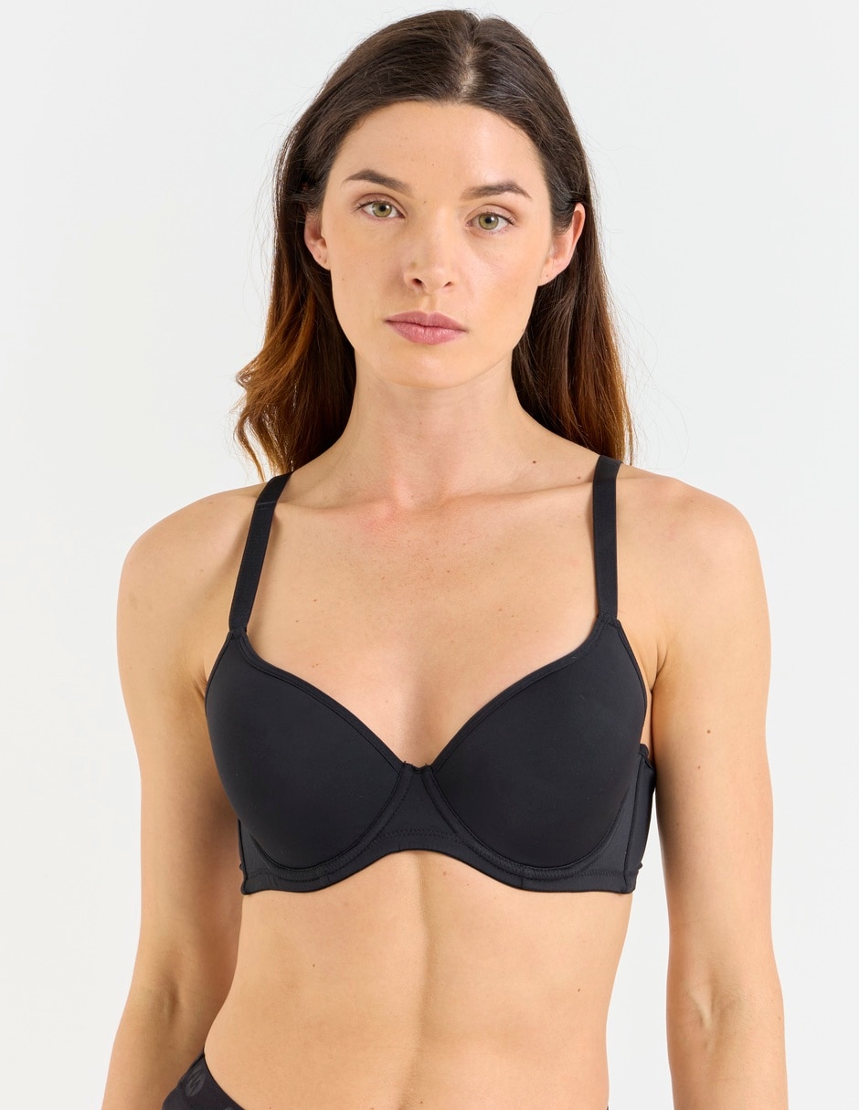 Brassiere demi con copa para mujer