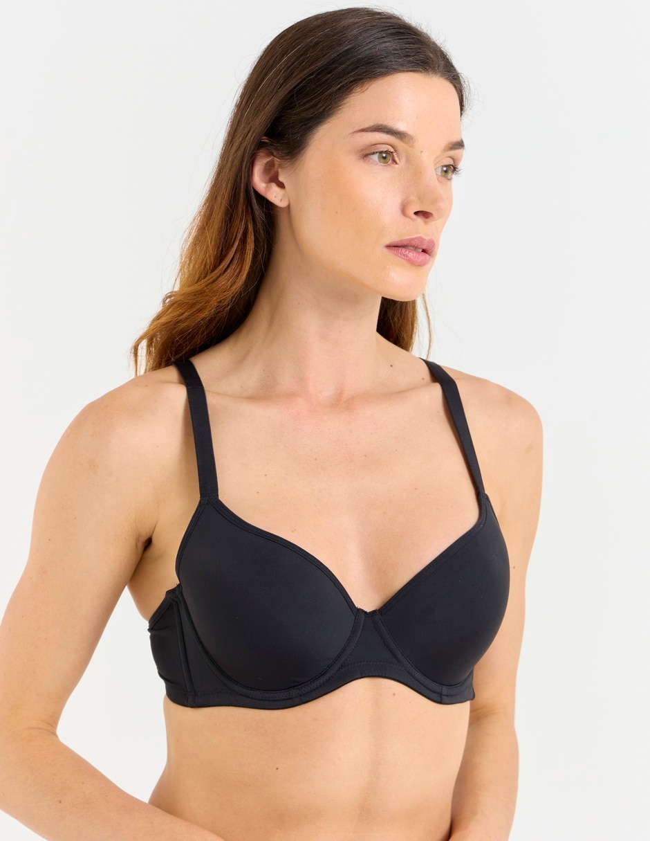 Brassiere demi con copa para mujer 2