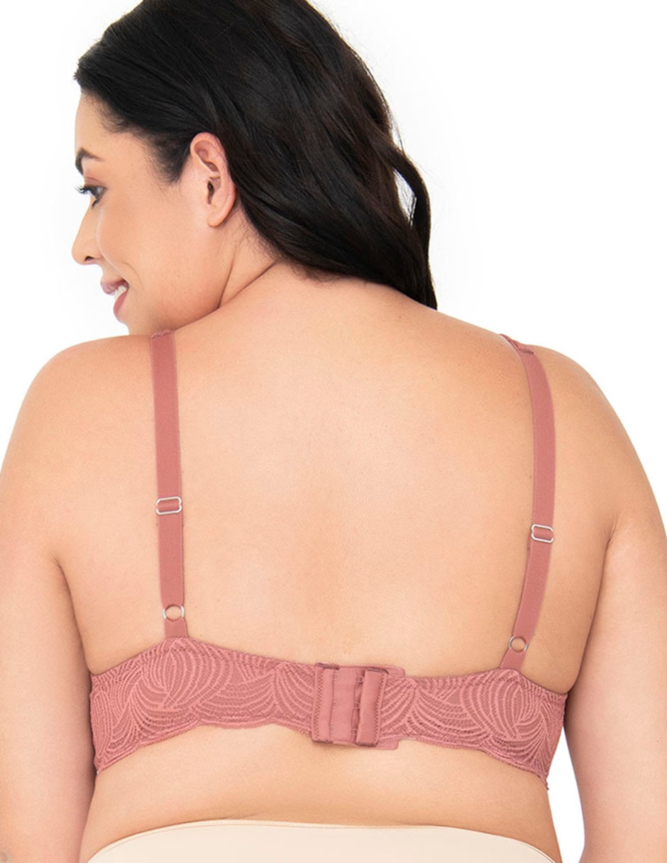 Brassiere demi con copa para mujer 4