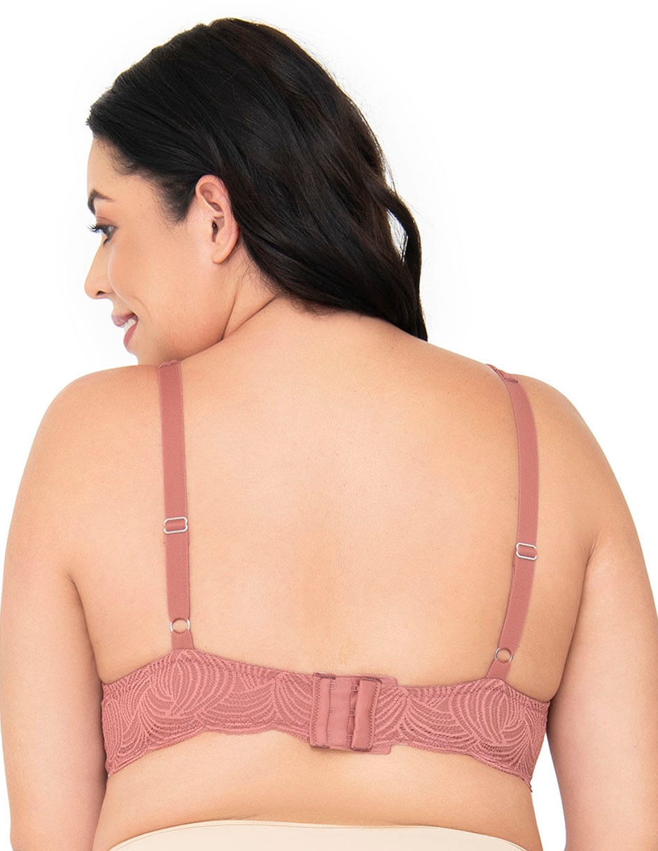 Brassiere demi con copa para mujer 3