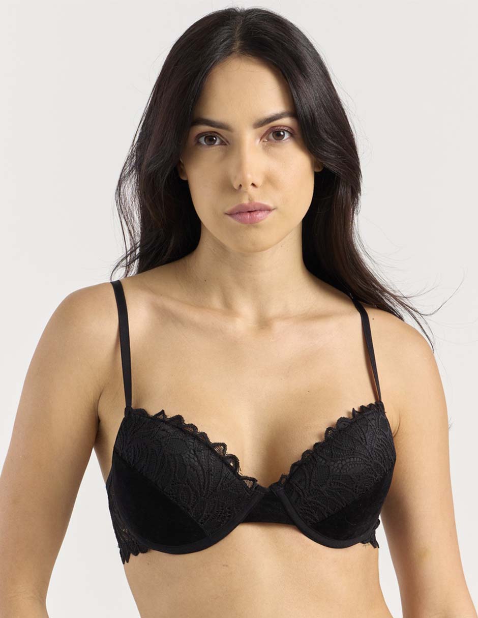 Brassiere demi copa preformada para mujer Brassiere demi copa preformada para mujer