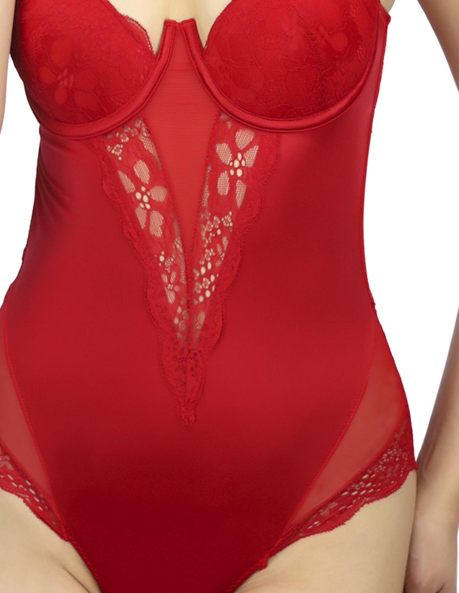 Body escote medio para mujer 4
