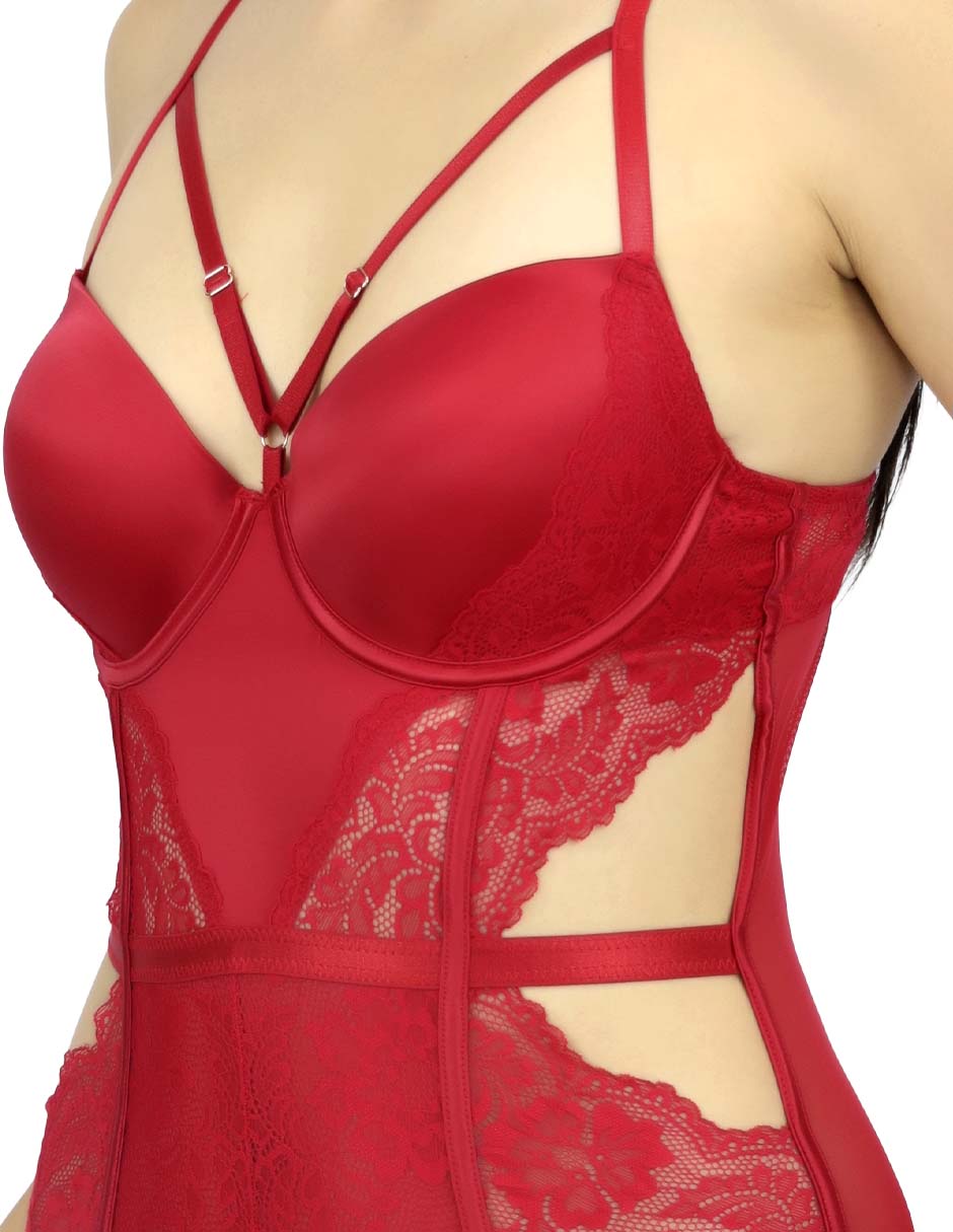 Body escote medio para mujer 4