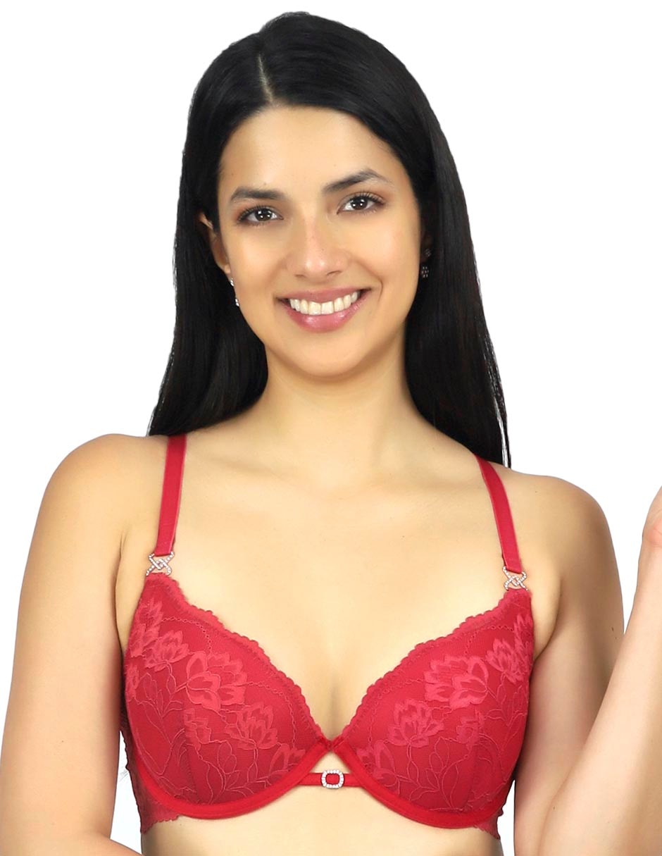 Brassiere escote profundo copa preformada para mujer Brassiere escote profundo copa preformada para mujer