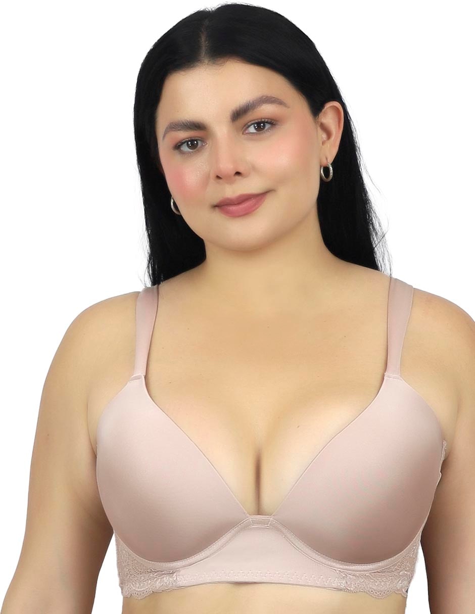 Brassiere escote profundo media copa para mujer Brassiere escote profundo media copa para mujer