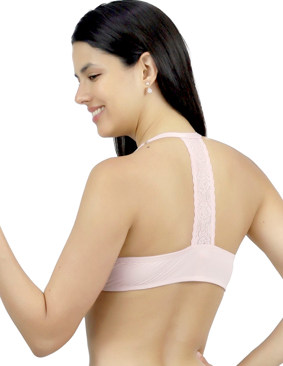 Brassiere demi copa preformada para mujer 3