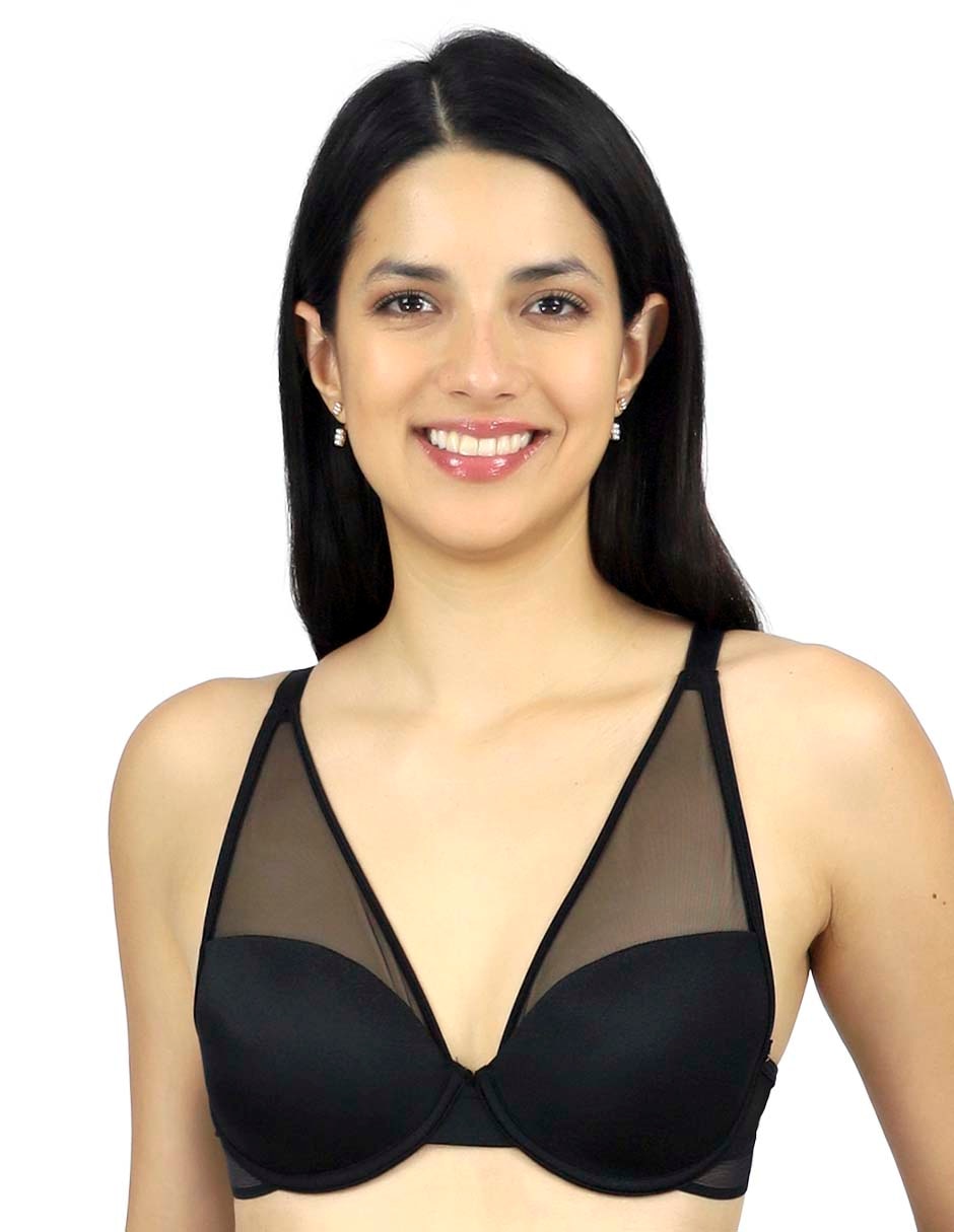 Brassiere escote profundo copa preformada para mujer Brassiere escote profundo copa preformada para mujer