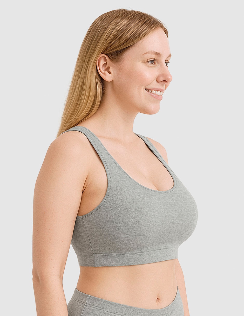 Brassiere deportivo copa push up para mujer 2