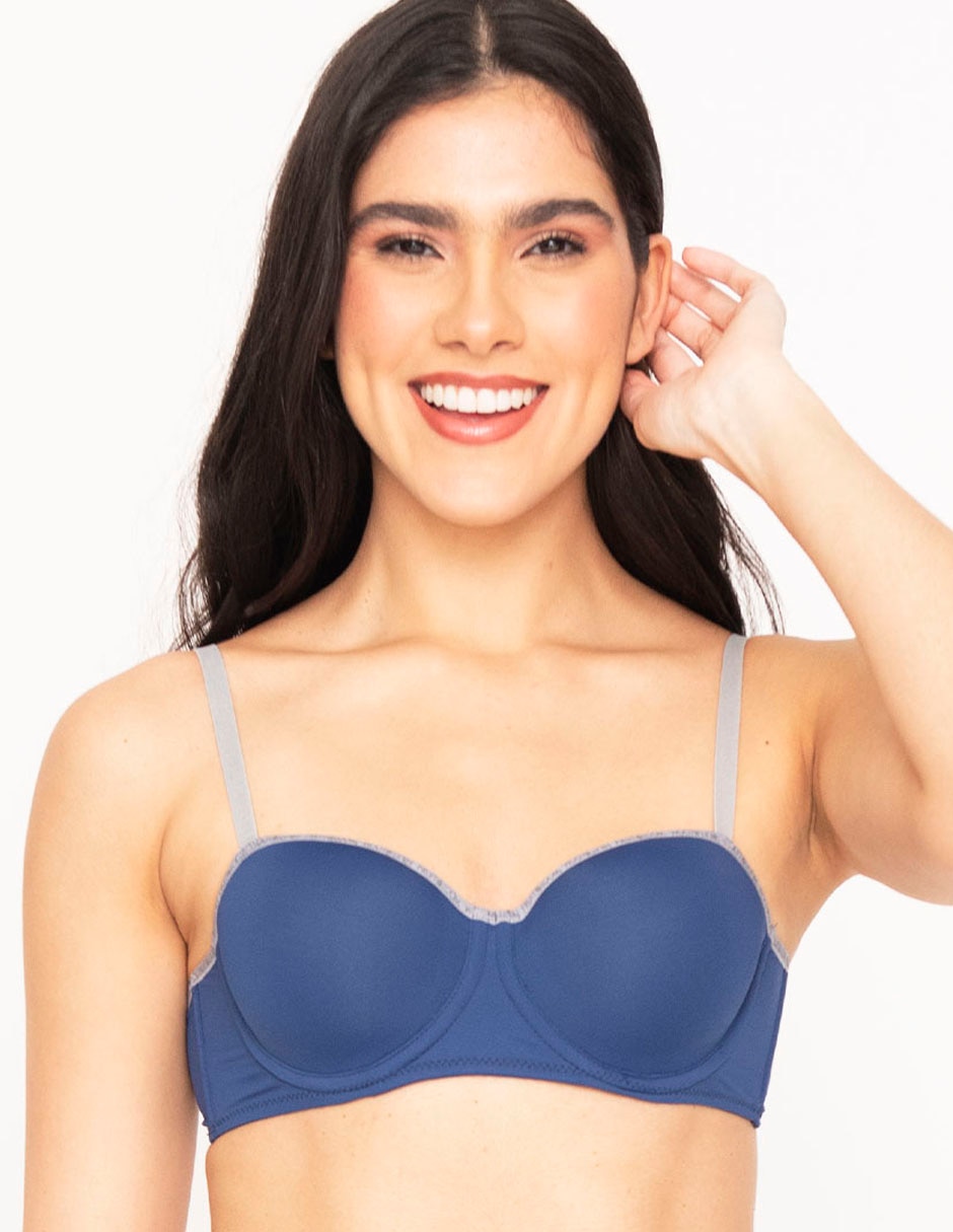 BRASSIERE 450055 FRUIT OF, 38B, ÍNDIGO
