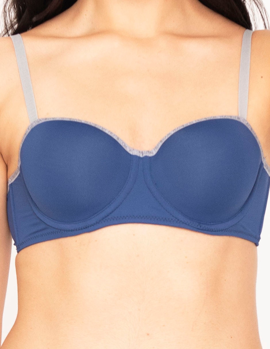 BRASSIERE 450055 FRUIT OF, 38B, ÍNDIGO