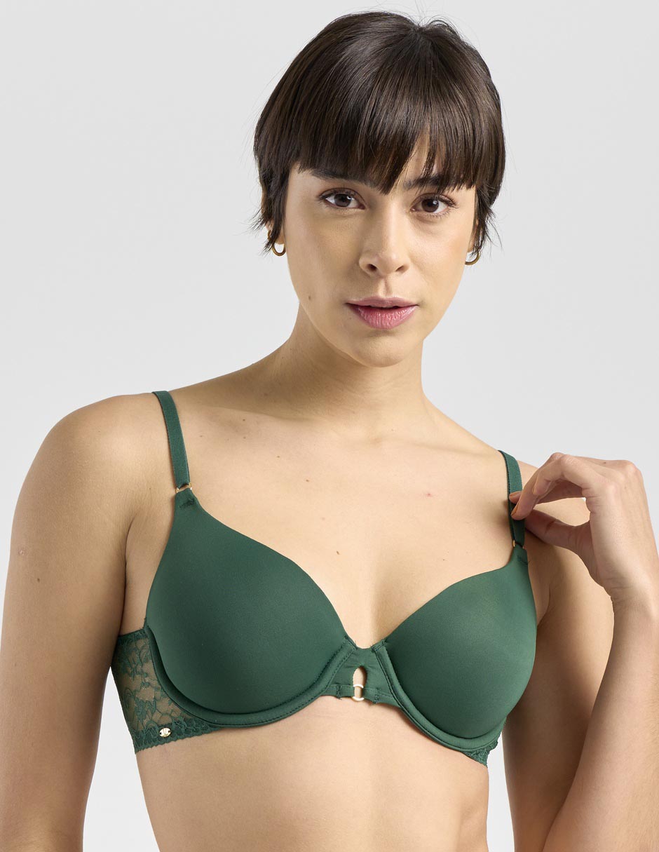 Brassiere demi copa preformada para mujer Brassiere demi copa preformada para mujer