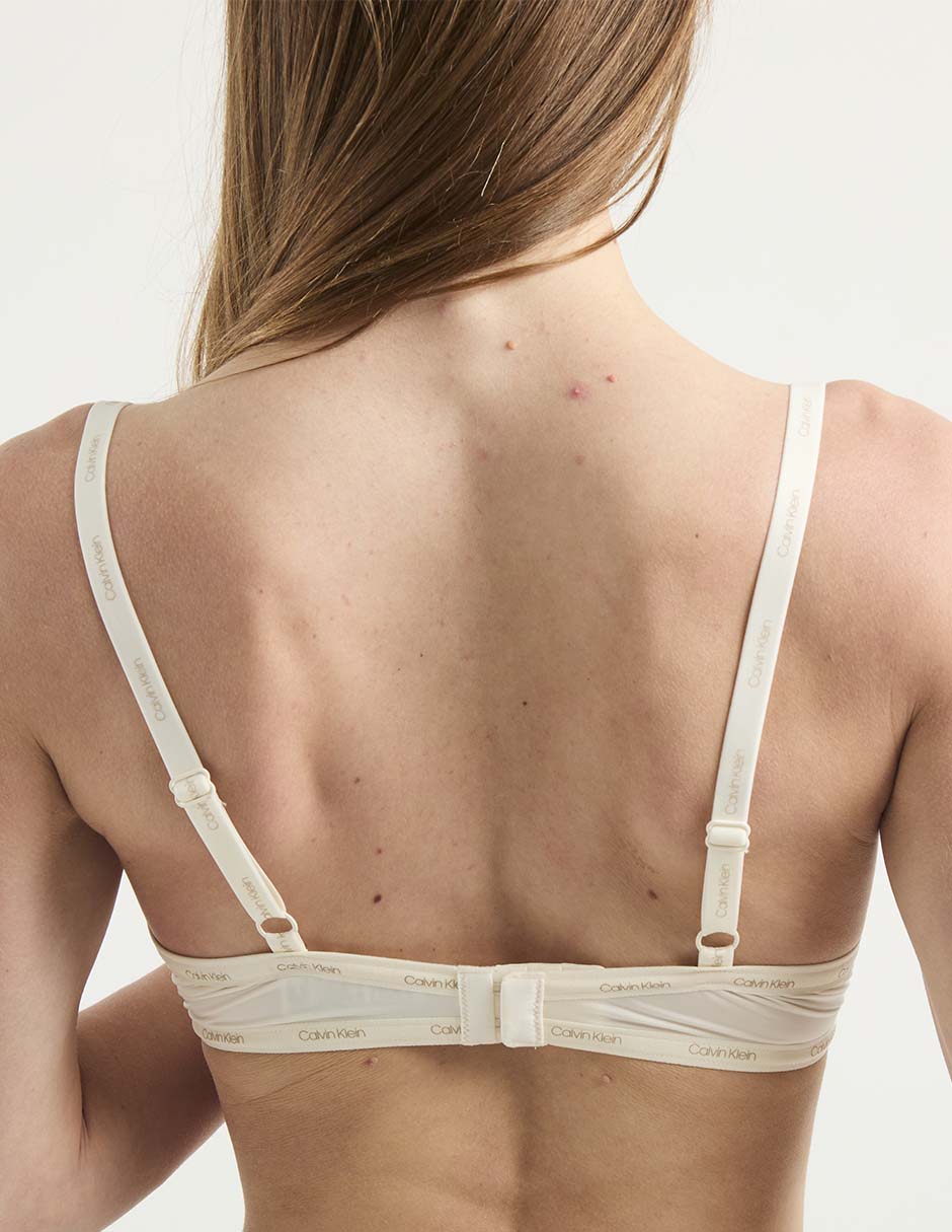 Brassiere demi con copa para mujer 3