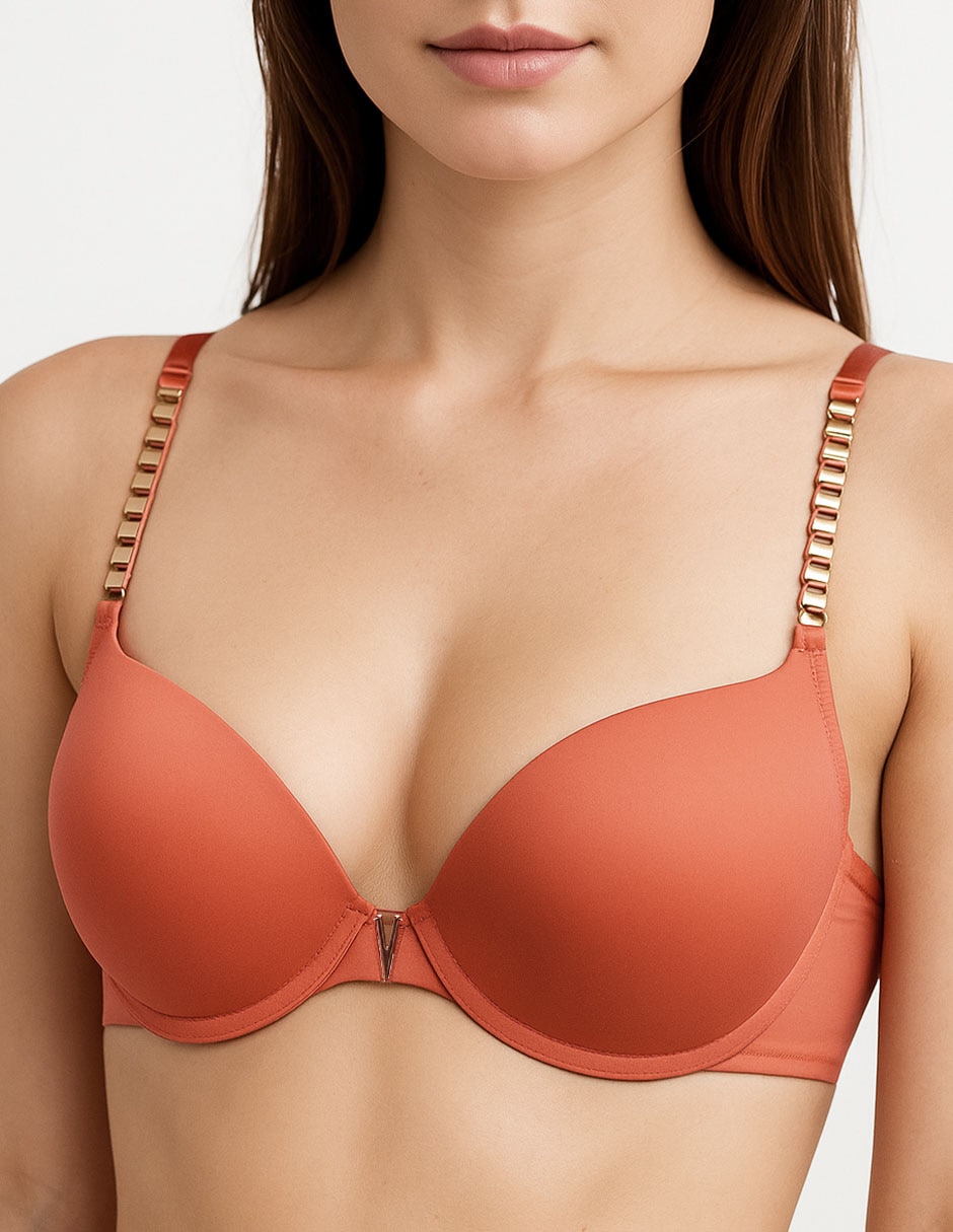 Brassiere demi copa preformada para mujer 1